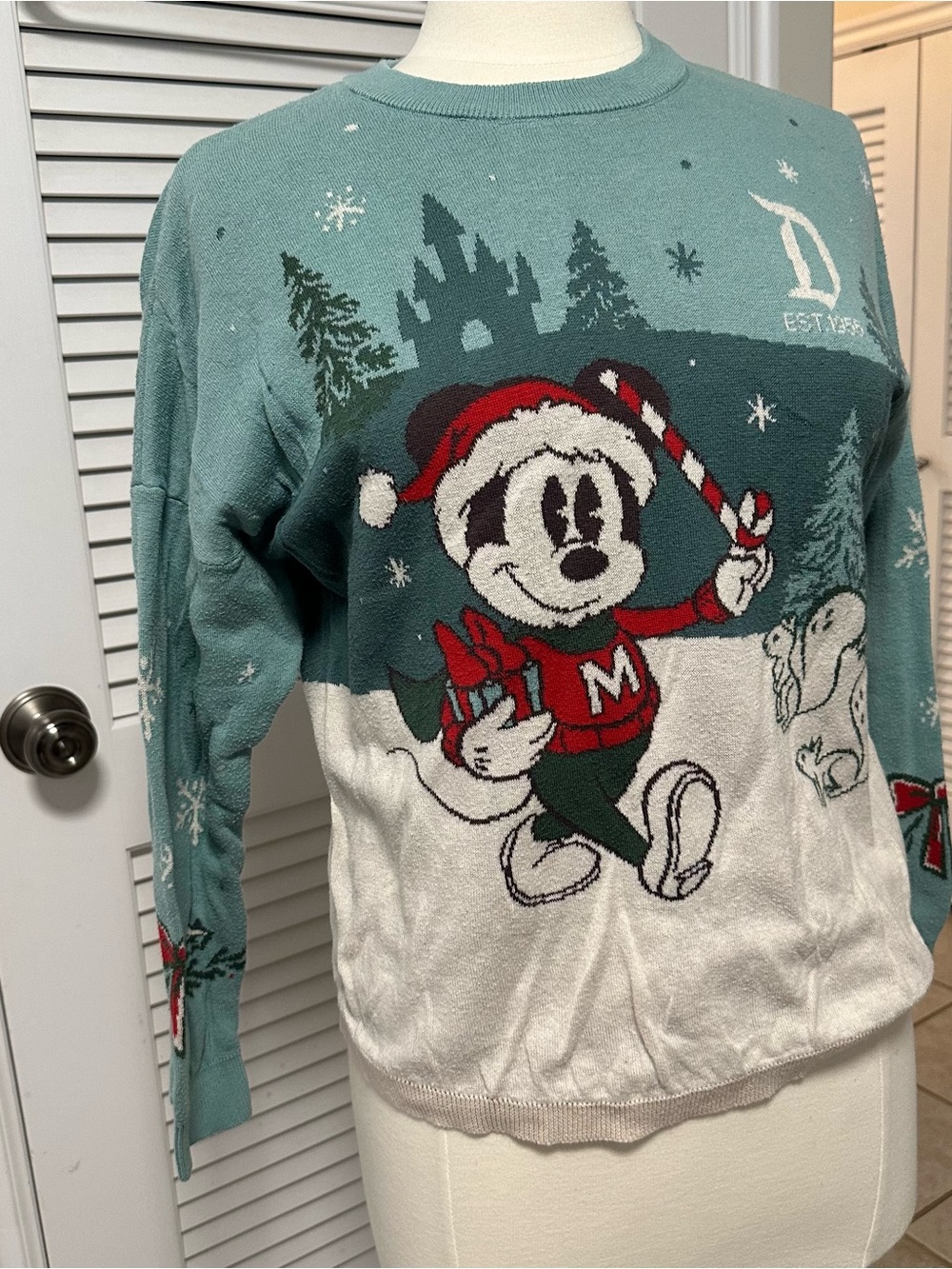 Disneyland Spirit Jersey Holiday Mickey Sweater